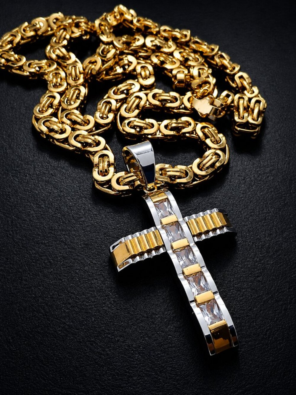 Byzantine Cross Necklace 